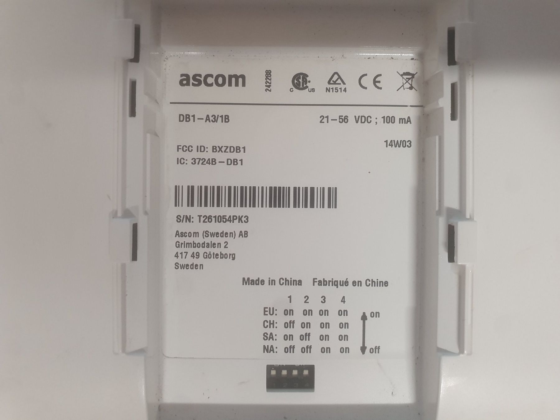 Modem & Router: Ascom DB1-A3/1B IP-DECT Basisstation – Usato da Zürich venduto da eymen20 2