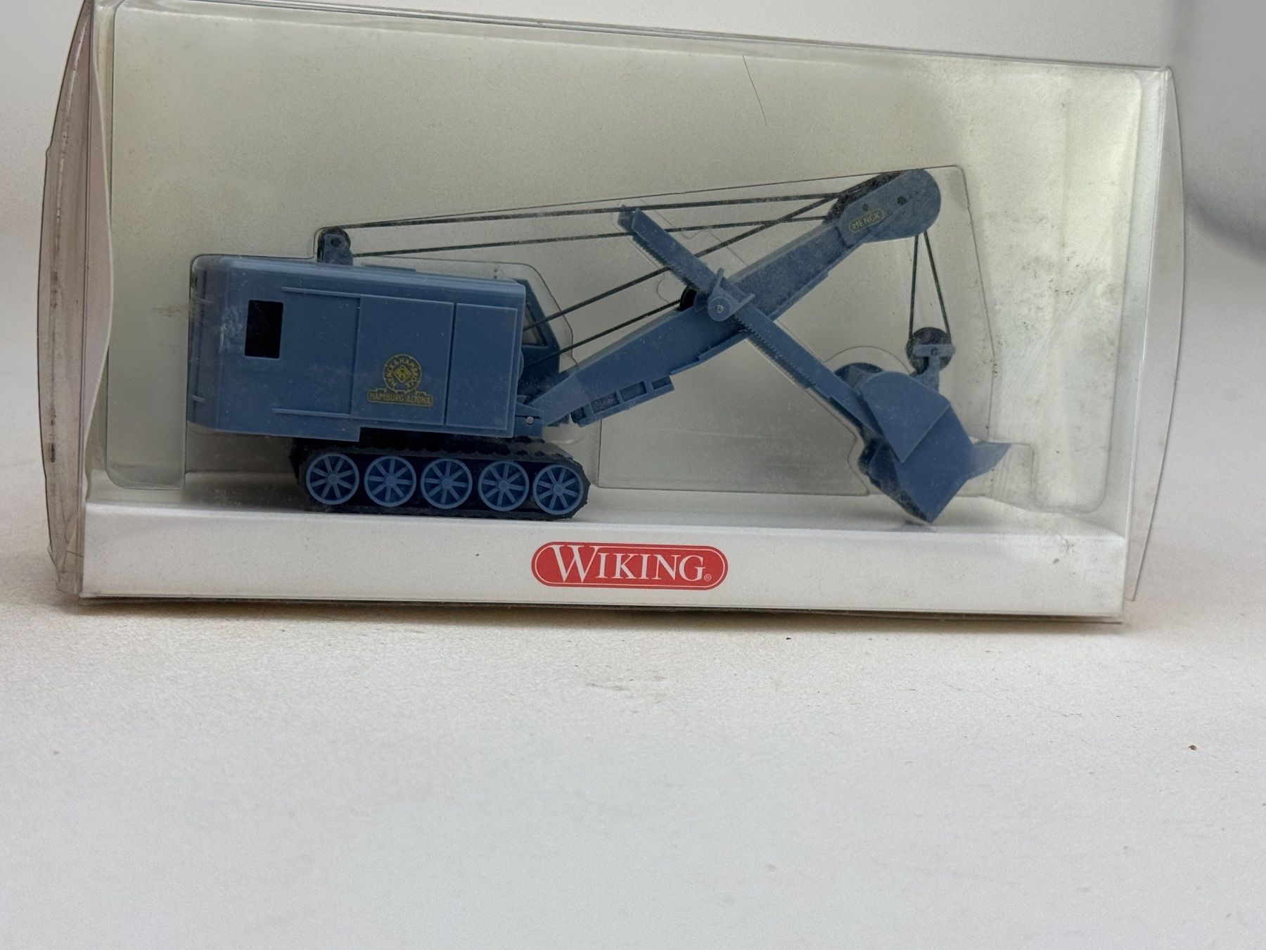 Wiking Voitures modèles: EB- Wiking Menk Bagger taubenblau – D'occasion à Elm par Wikmtz