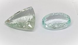 Lot 40.00 ct Aigue-Marine/Héliodore (86) - CERT. 5'600.- Fr.