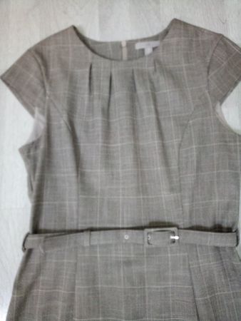 Etuikleid von H&M kariert braun Grösse 36