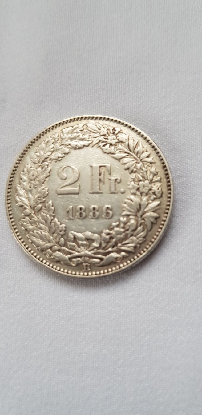 Tutti le monete: 2 Franken 1886 Schweiz – Usato da Dällikon venduto da Toyfan 2
