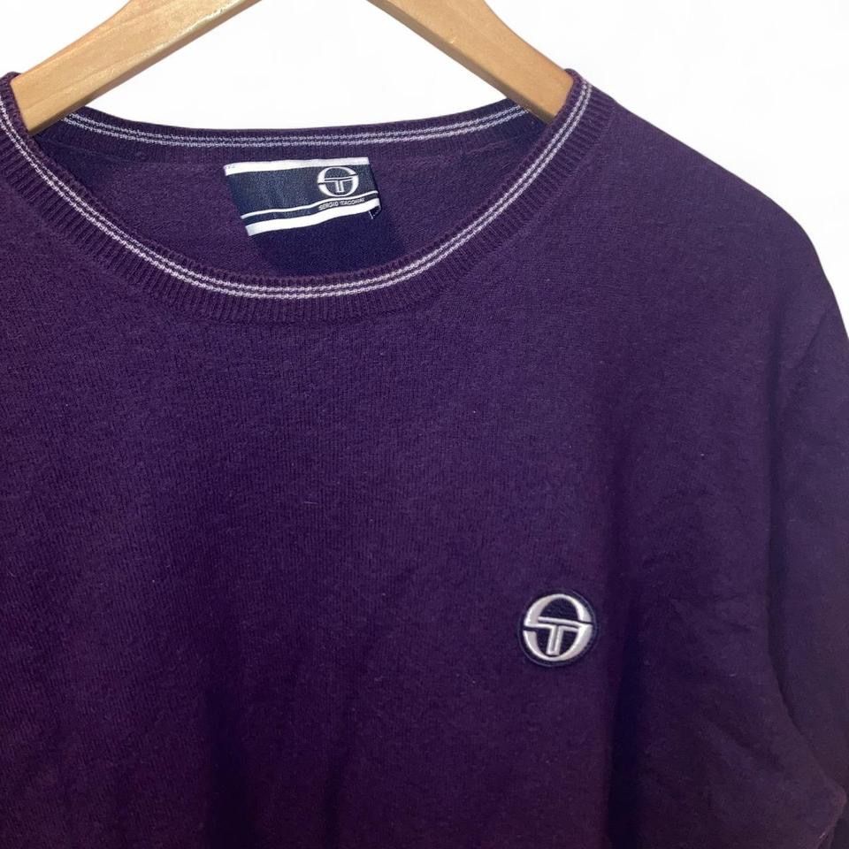 Pullover & Sweatshirts: Sergio Tacchini Baumwolle & Leinen Pullover violett – Gebraucht aus Bern von anj42