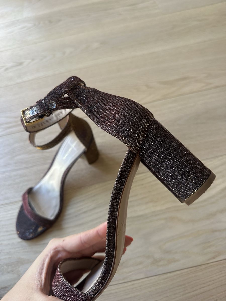 Stuart Weitzman Scarpe da donna: Stuart Weitzman EU39 US8.5 iridescent block heels – Usato da St. Niklausen LU venduto da lau_259n 6