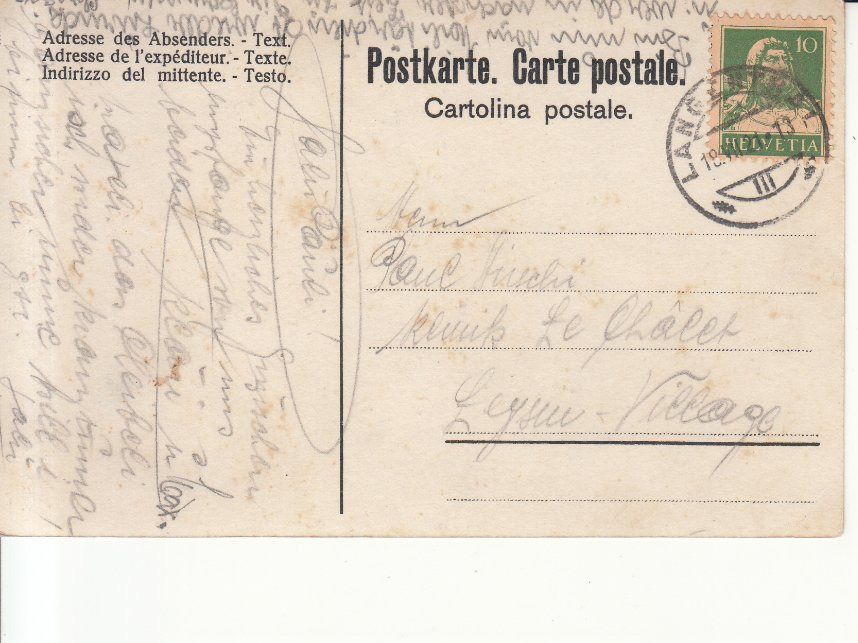 Cartoline postali: Kant. Turnfest Langenthal 1921 – Usato da Bürglen TG venduto da StampGraf 1