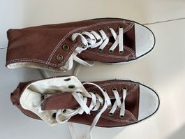 Braune Converse All Stars Chucks Gr. 42 Top Herbst Sneaker