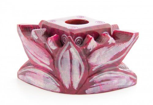Candele: Räucherhalter - Würfel Lotus – Nuovo e nell'imballaggio originale da Mauren venduto da Yeelen 3