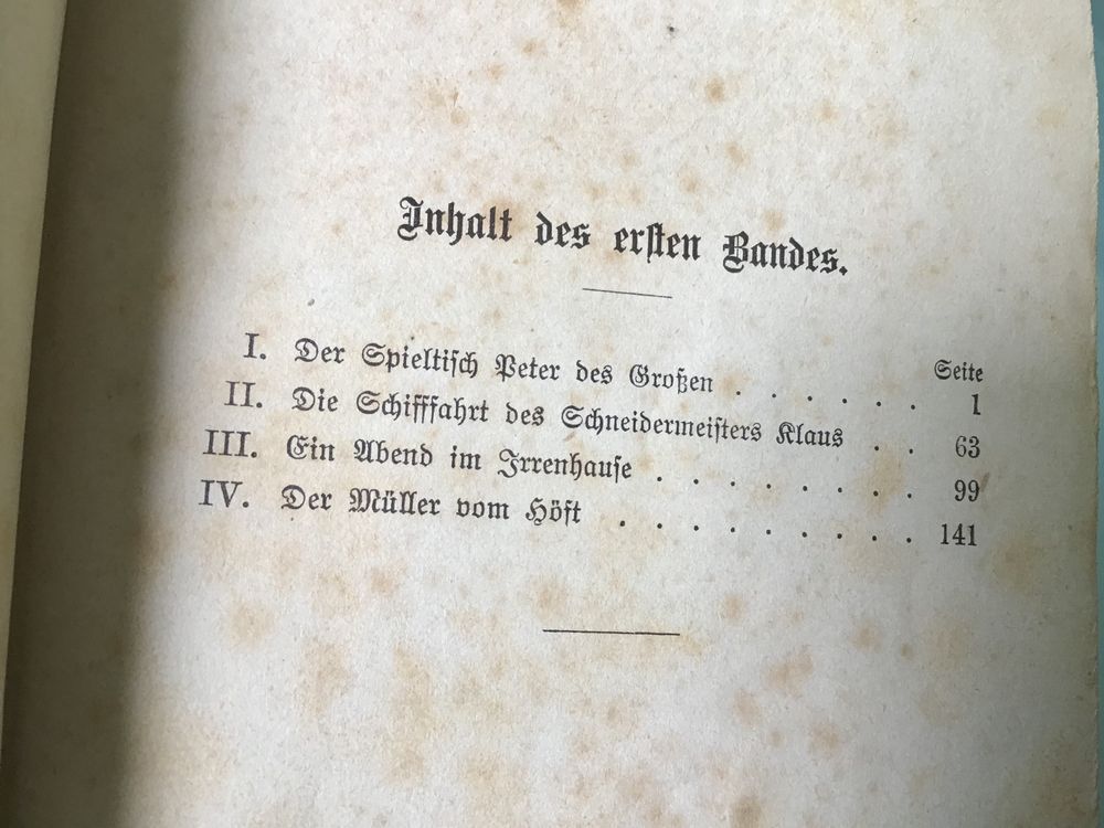 Livres: Novellen, Alfred Meissner, dritte Ausgabe Berlin 1885 – D'occasion à Aefligen par Bubu218 3
