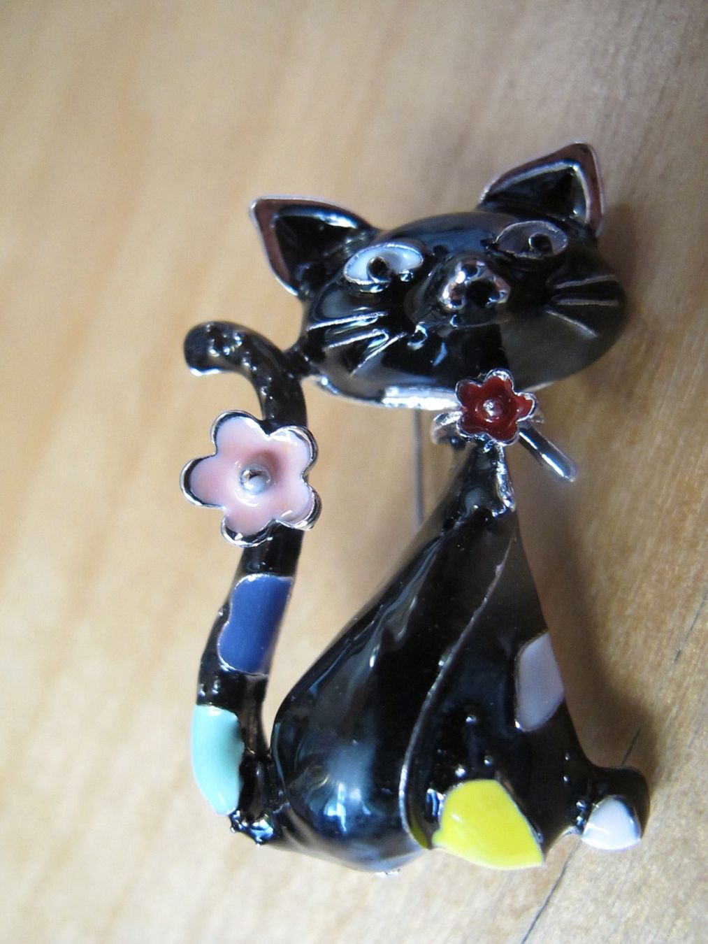Spille & Fermagli: Süsse Vintage Katzen Brosche farbig – Nuovo (secondo la descrizione) da Löhningen venduto da Chimae67 1