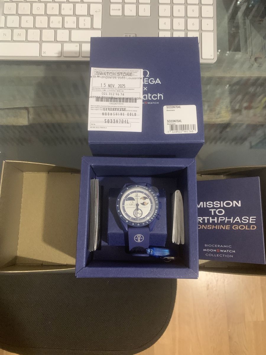 Swatch Orologi: Swatch MOONSHINE GOLD – Nuovo e nell'imballaggio originale da Neuchatel venduto da RinoICF 4