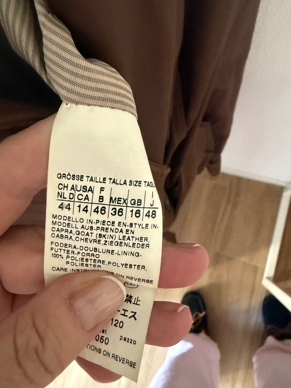 Max Mara Jacken: Veste Weekend Max Mara automne, cuir taille 38 beige – Gebraucht aus Gimel von fan_8tvc 4