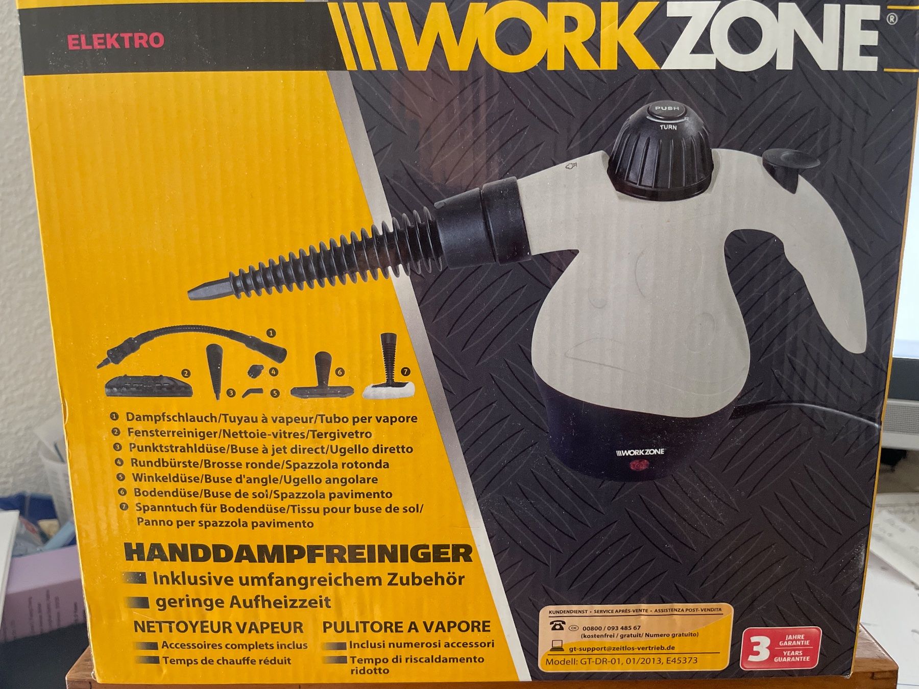 Nettoyeurs à vapeur: Handdampfreiniger WORKZONE inkl. Zubehör – D'occasion à St. Gallen par Gallus8