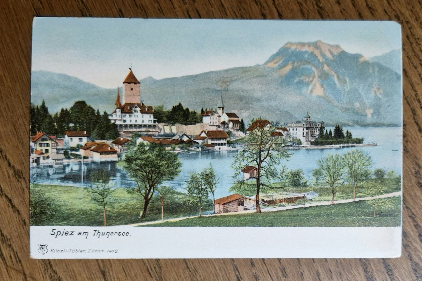 Cartoline postali: Spiez am Thunersee – Usato da Ebikon venduto da Donar50