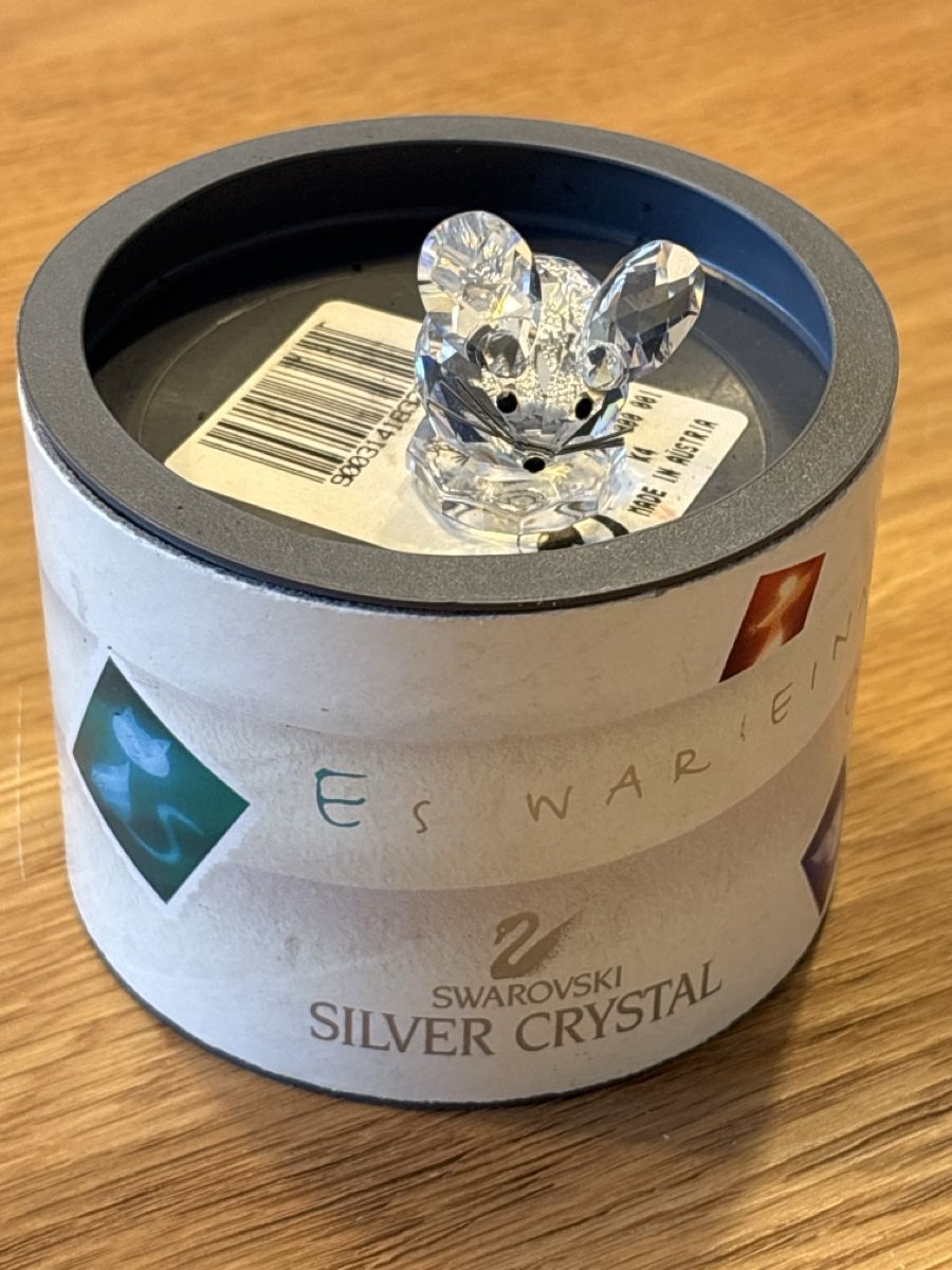 Swarovski Tutte le decorazioni: Swarovski Maus mit Box Austria – Usato da La Plaine venduto da Spooty67 1