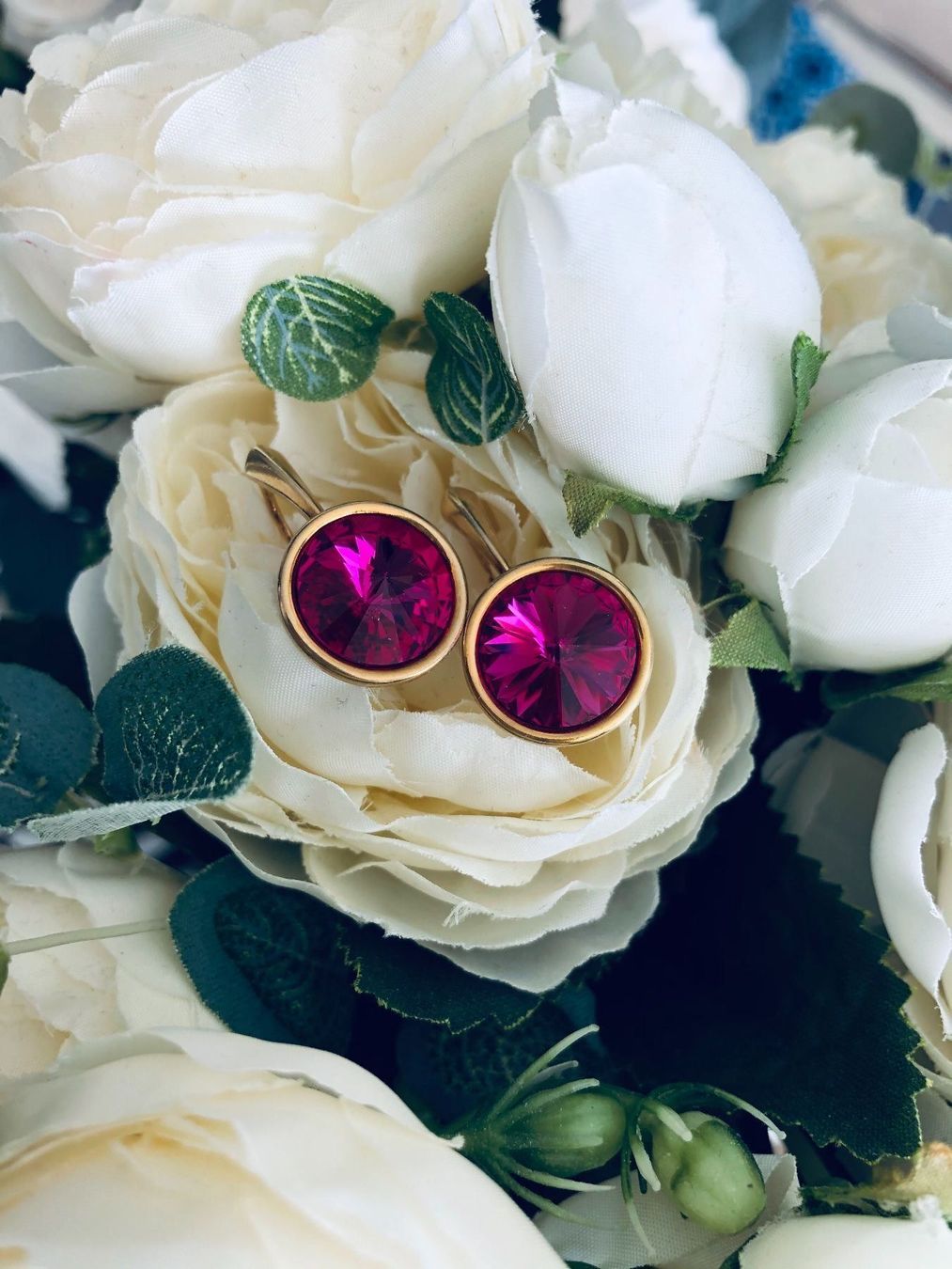 Ohrringe & -stecker: Silber Ohrringe mit Swarovski Kristallen – Neu (gemäss Beschreibung) aus Winkel von Luxtime 1