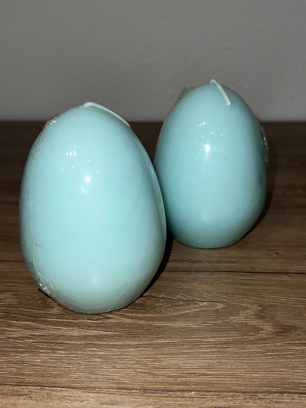Tutte le decorazioni: 2 blaue Eierkerzen, Osterdeko, neu, ungebraucht, Deko – Nuovo e nell'imballaggio originale da Bottenwil venduto da topshop