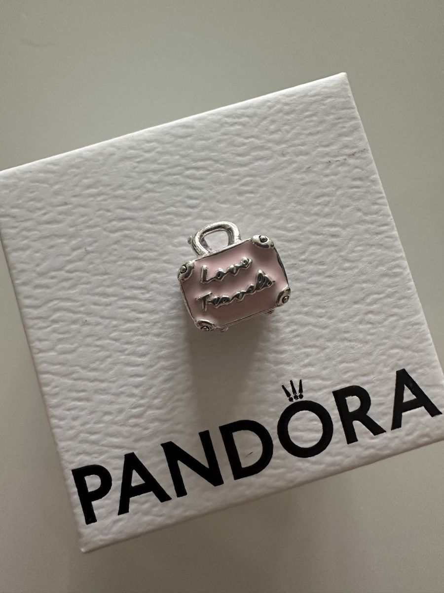 Pandora Ciondoli: Pandora Rosafarbener Koffer Charm – Nuovo (secondo la descrizione) da Kreuzlingen venduto da micus87