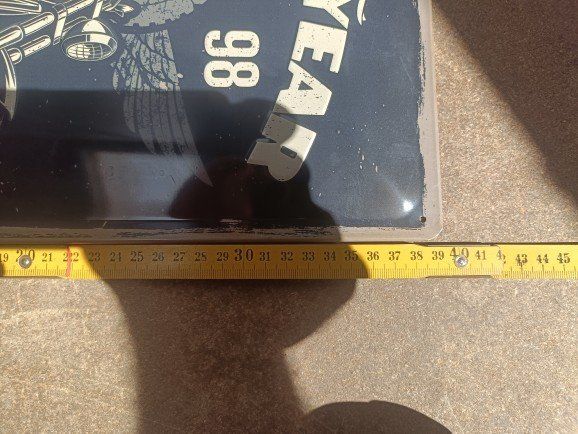 Goodyear Insegne: Harley Davidson Blechschild Goodyear Motorcycle -Top Zustand – Usato da Hombrechtikon venduto da Unser_Hofer 2