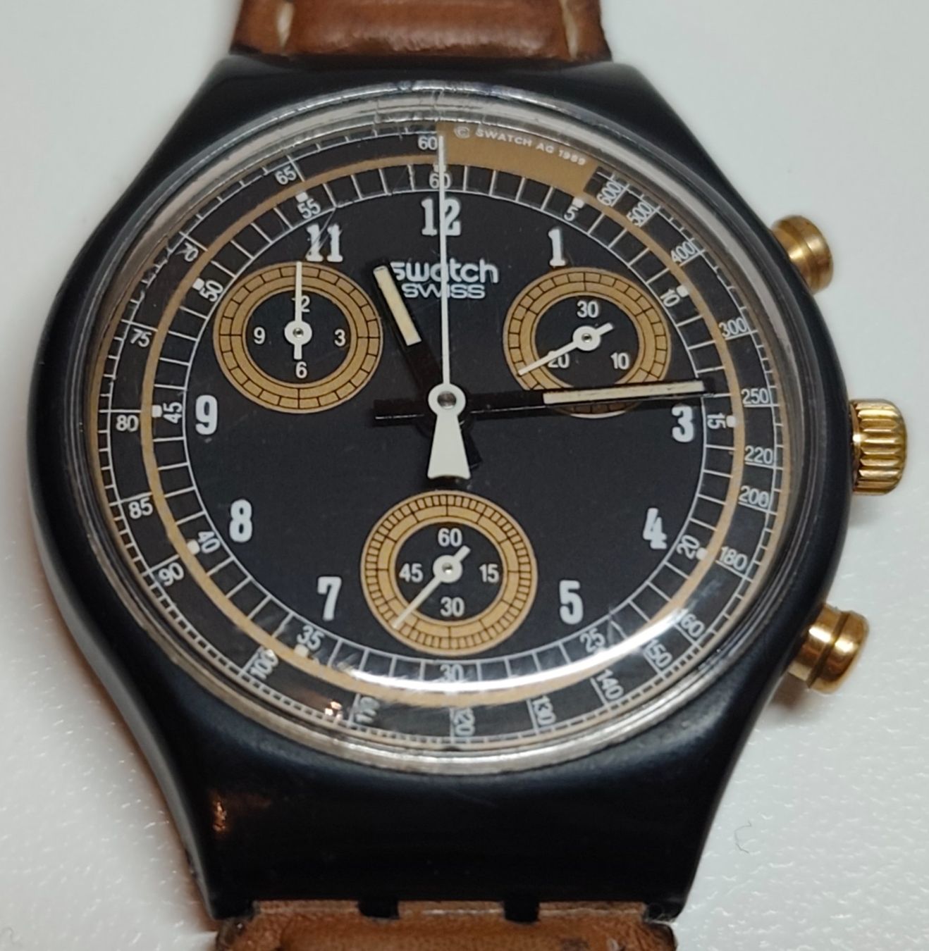 Swatch Montres: Swatch ⌚CHRONO SAND STORM - SCB104 – D'occasion à Eschenbach SG par Piratenschatz 3