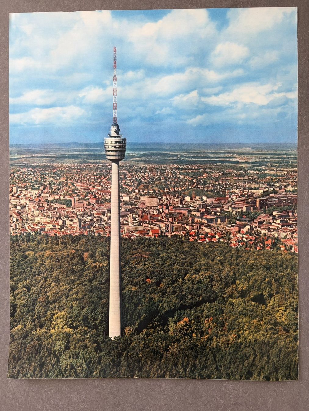 Foto & Immagini: Original Vintage Poster - Fernsehturm Stuttgart – Usato da Zürich venduto da jesulin05
