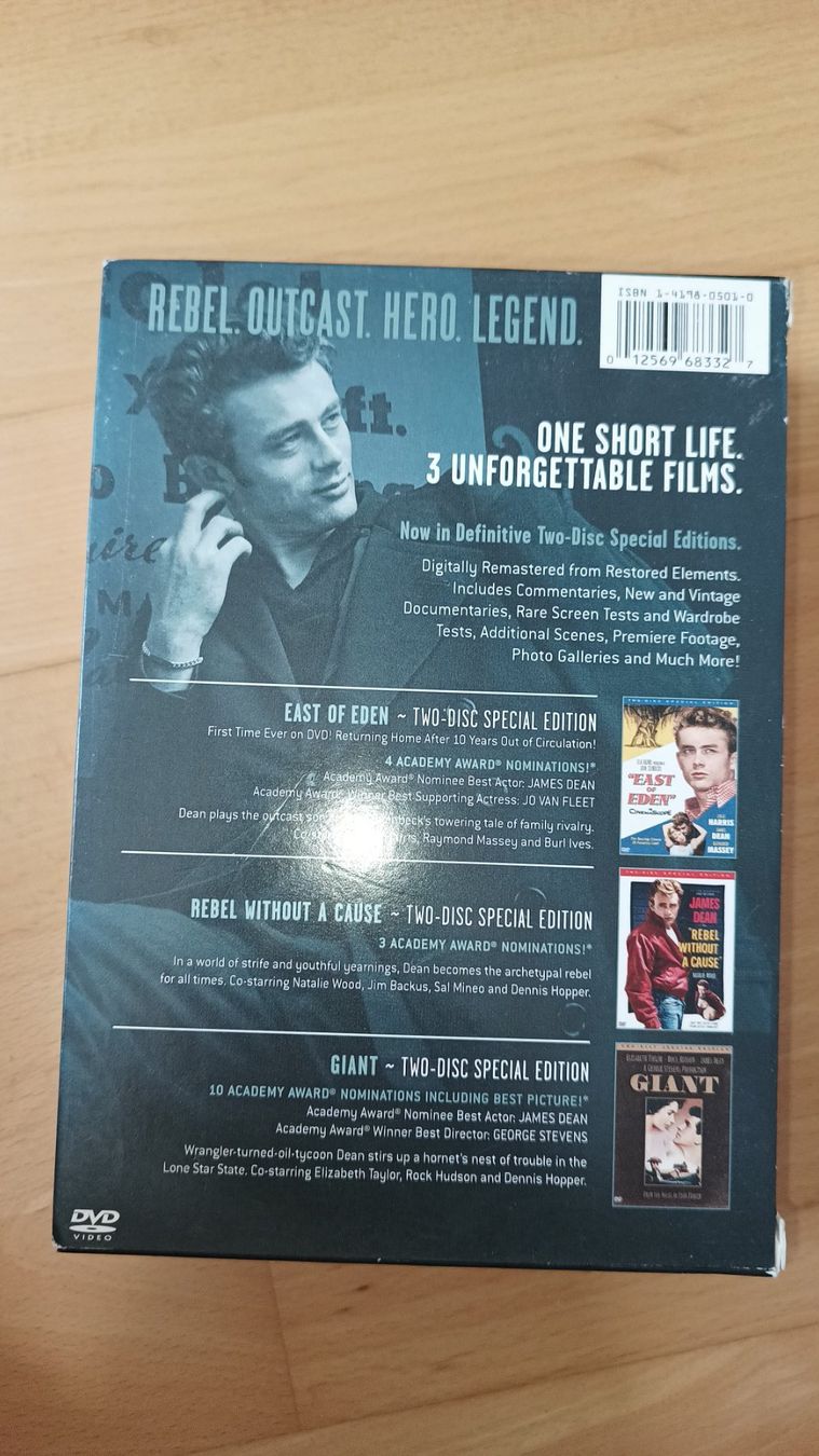 Tutti i DVDs: The complete James Dean Collection Boxset DVD – Usato da Basel venduto da ann_frw2 1