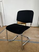Bürostuhl Freischwinger Alu/Textil