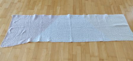 Grosser beige-rosa Schal (190cm x 53cm)