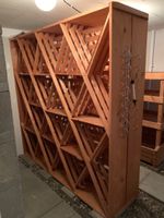 2x Weinregal aus Holz für Flaschen in gutem Zustand