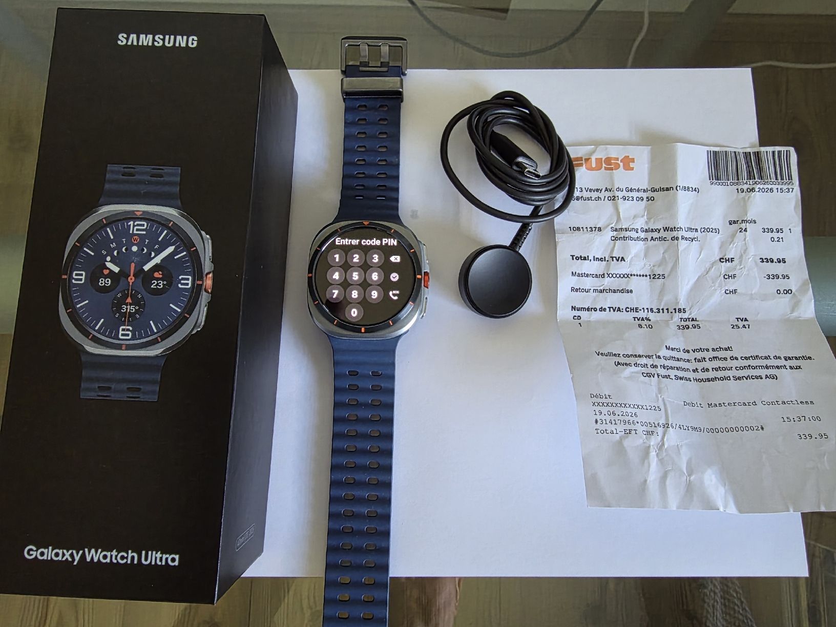 Samsung Smartwatch: Samsung Galaxy Watch Ultra neuve – Nuovo (secondo la descrizione) da Romanens venduto da wba_gxh9
