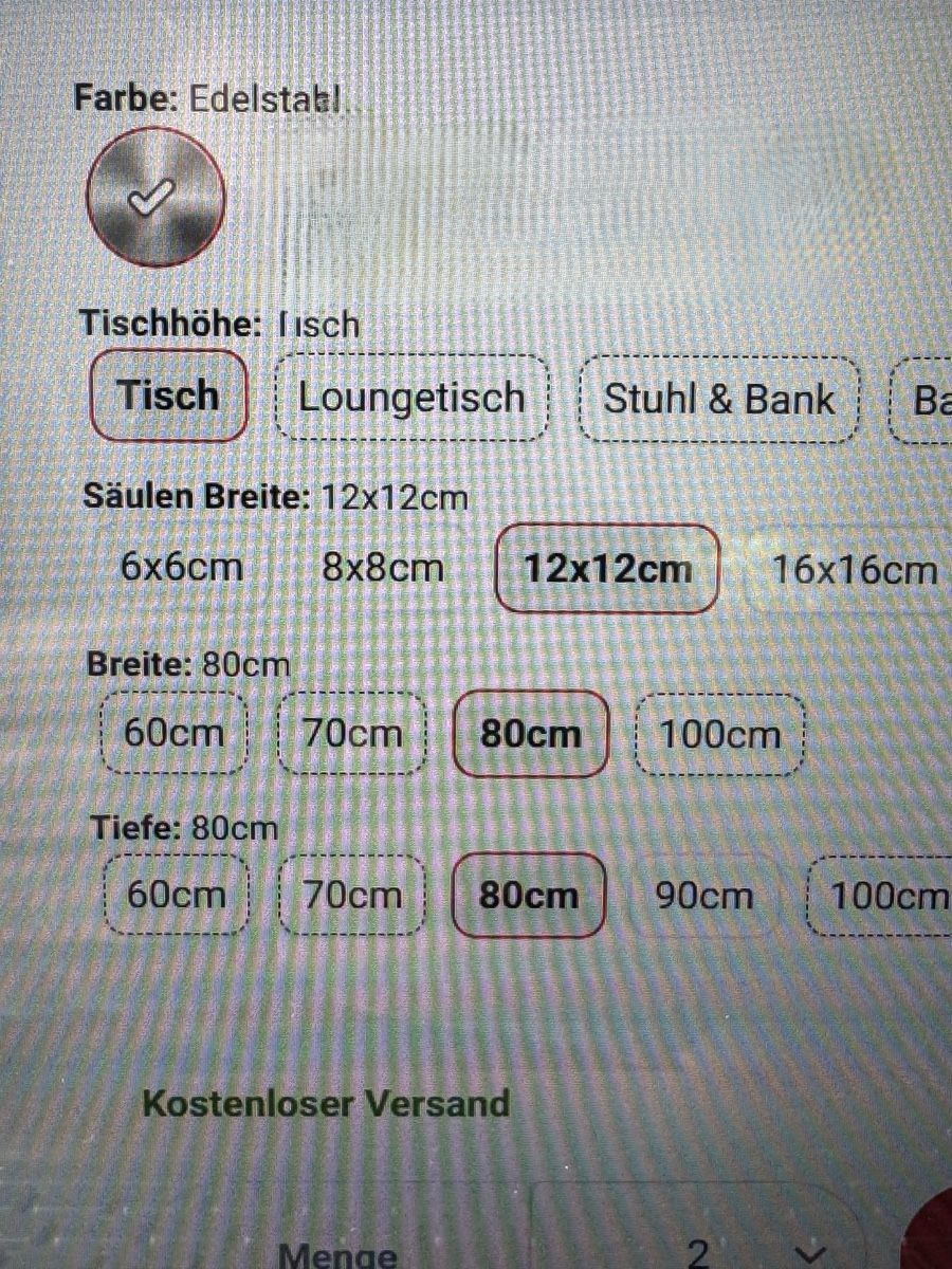 Autre mobilier: Tisch Kufen – Neuf (Voir description) à Schönenbuch par Amaradona 5