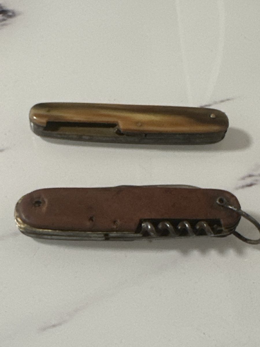 Taschenmesser: 2x leicht Defekte Sackmesser Sammler – Gebraucht aus Deitingen von Himhip
