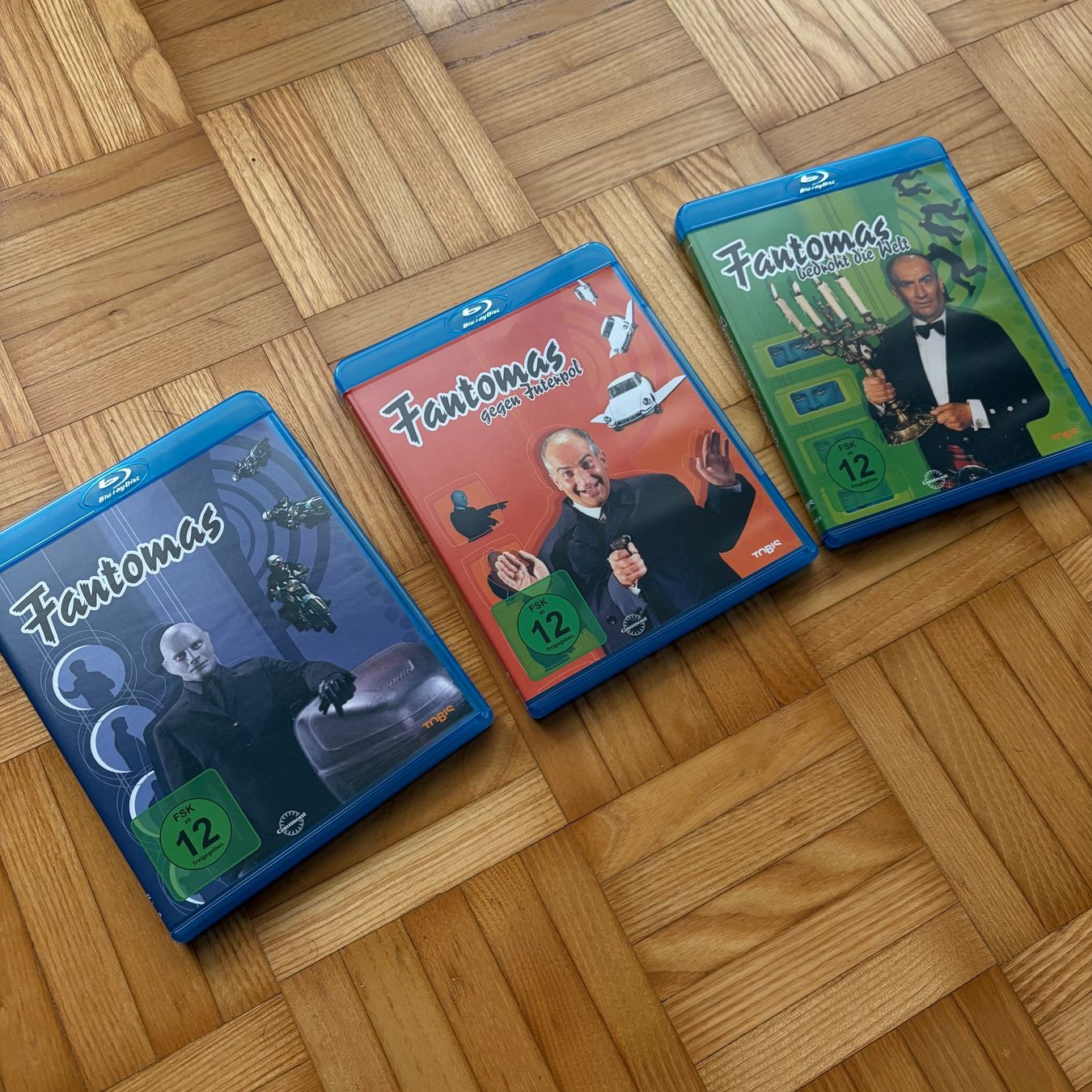 Tutti i DVDs: Fantomas-Trilogie (Blu-ray, 3 Discs, DE-Version) NEU – Nuovo (secondo la descrizione) da Schaffhausen venduto da AMJoho 3