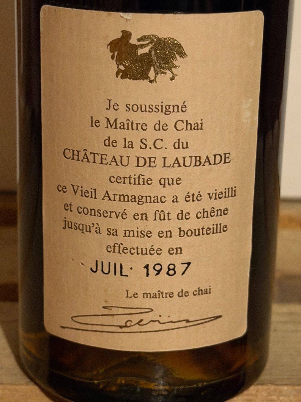 Bevande alcoliche: EXCEPTIONNEL Armagnac 1941 Laubade – Nuovo (secondo la descrizione) da Roche VD venduto da avediscipule 6