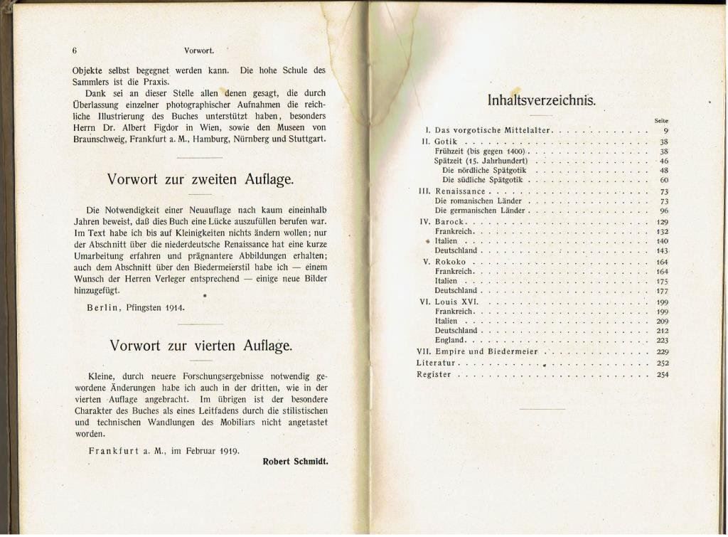 Libri: MÖBEL, Robert Schmidt, 1919 – Difettoso da Flims - Dorf venduto da Stagediver 3