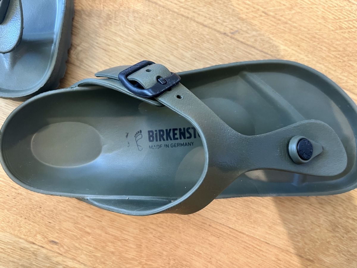 Birkenstock Scarpe da donna: Birkenstock Gizeh EVA khaki – Nuovo (secondo la descrizione) da Frauenfeld venduto da Babsi77 2