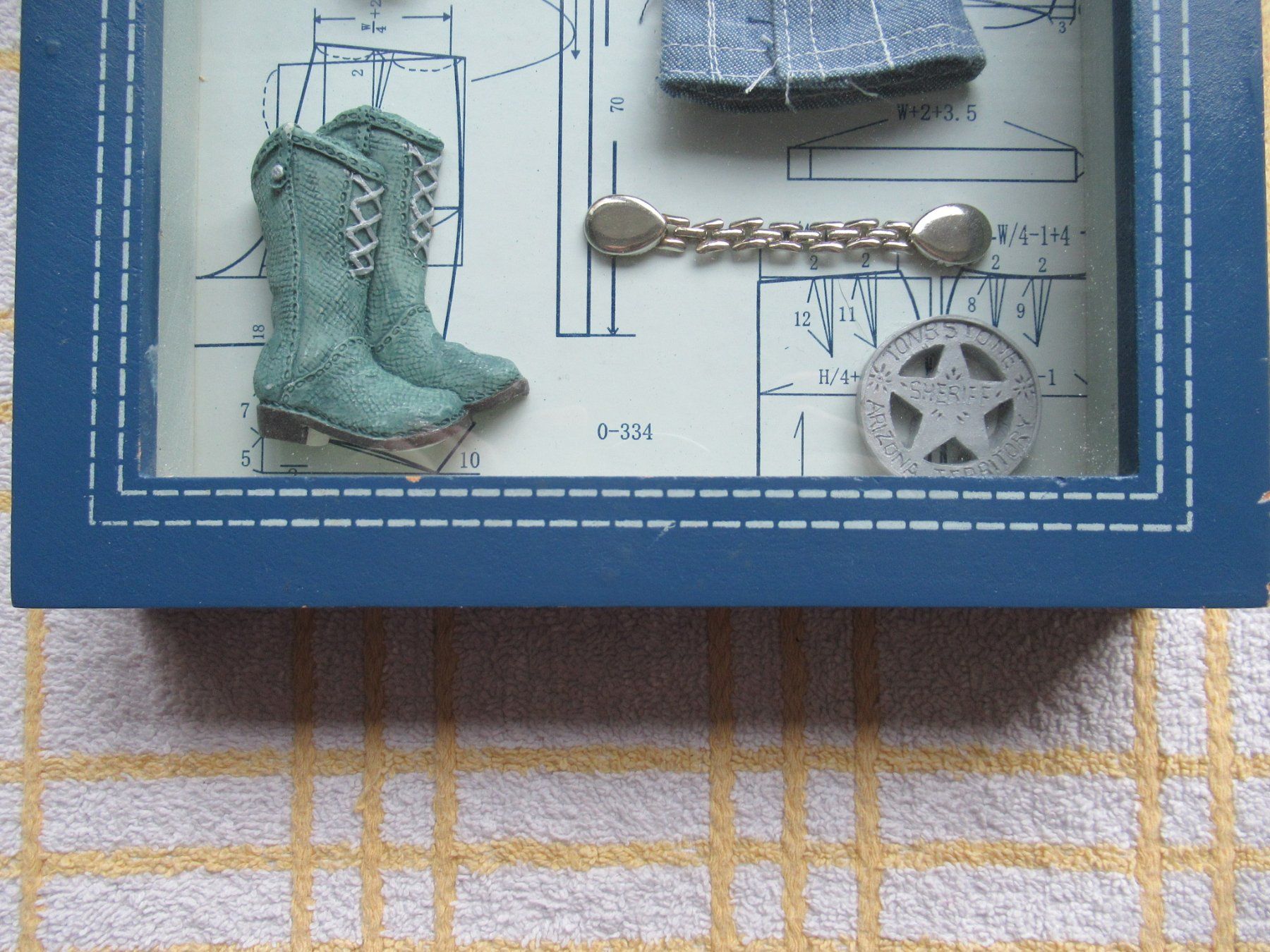 Altro in Decorazioni & Accessori: Alt Vintage Jeans Diorama Bild – Usato da Trimbach venduto da donlyn 1