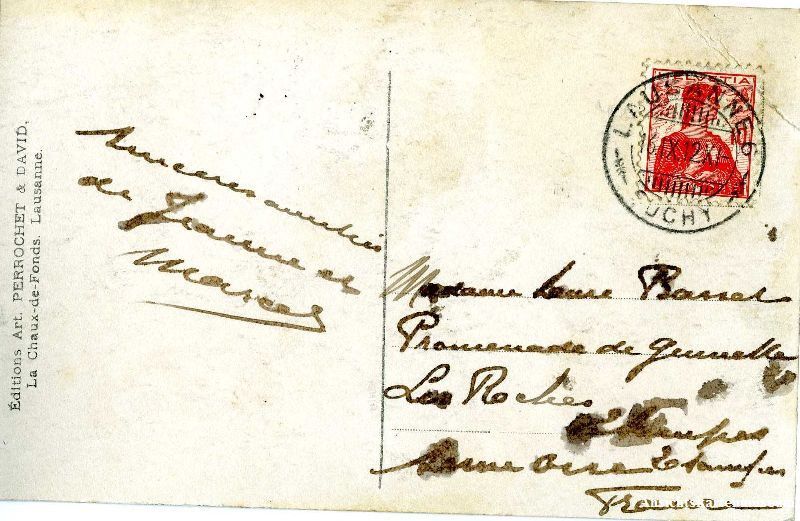Cartoline postali: Lac des Sauvabelin - Boot + 1912 – Usato da Emmenbrücke venduto da teestube 1