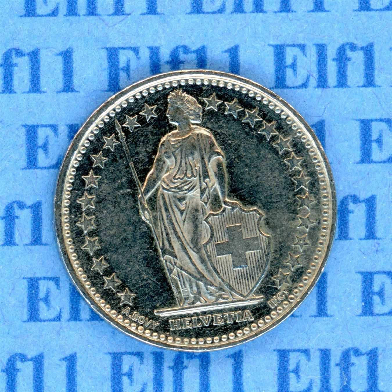 Tutti le monete: CHF___0.50 2007 -vz 50 Rappen – Usato da Widnau venduto da Elf11 1