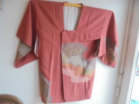 VINTAGE Kimonojacke Seide aus Japan