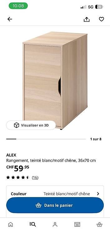 Scaffali: Alex rangement couleur chêne – Usato da Prilly venduto da cyb_qs5z 2