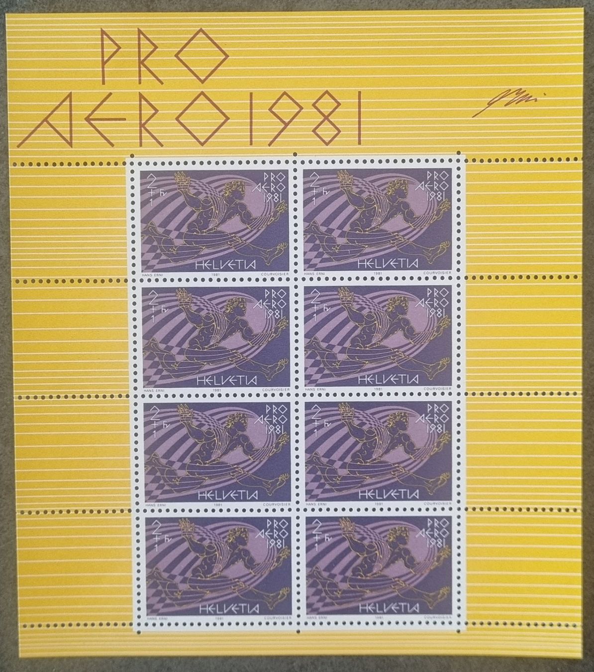 Tutti i francobolli: Briefmarkenbogen Pro Aero 1981 – Nuovo (secondo la descrizione) da St. Silvester venduto da chr_2hpp