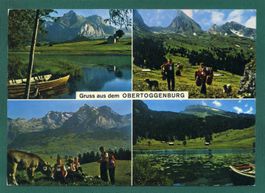 Gruss aus dem Obertoggenburg, 4 Ansichten, Grossformat