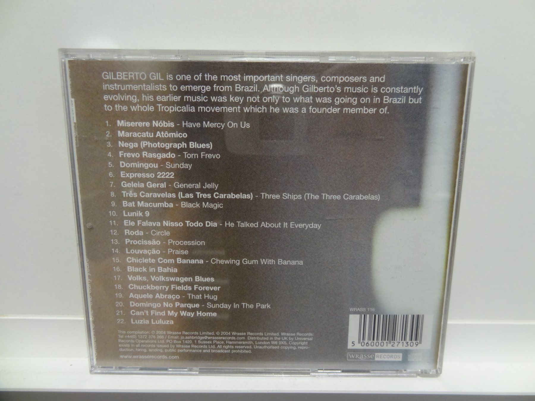 CDs: Gilberto Gil, The Early Years – D'occasion à luzern par musicandart 1