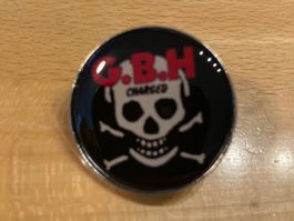 Charged G.B.H. Pin Anstecker  Punk Metal Rock Band
