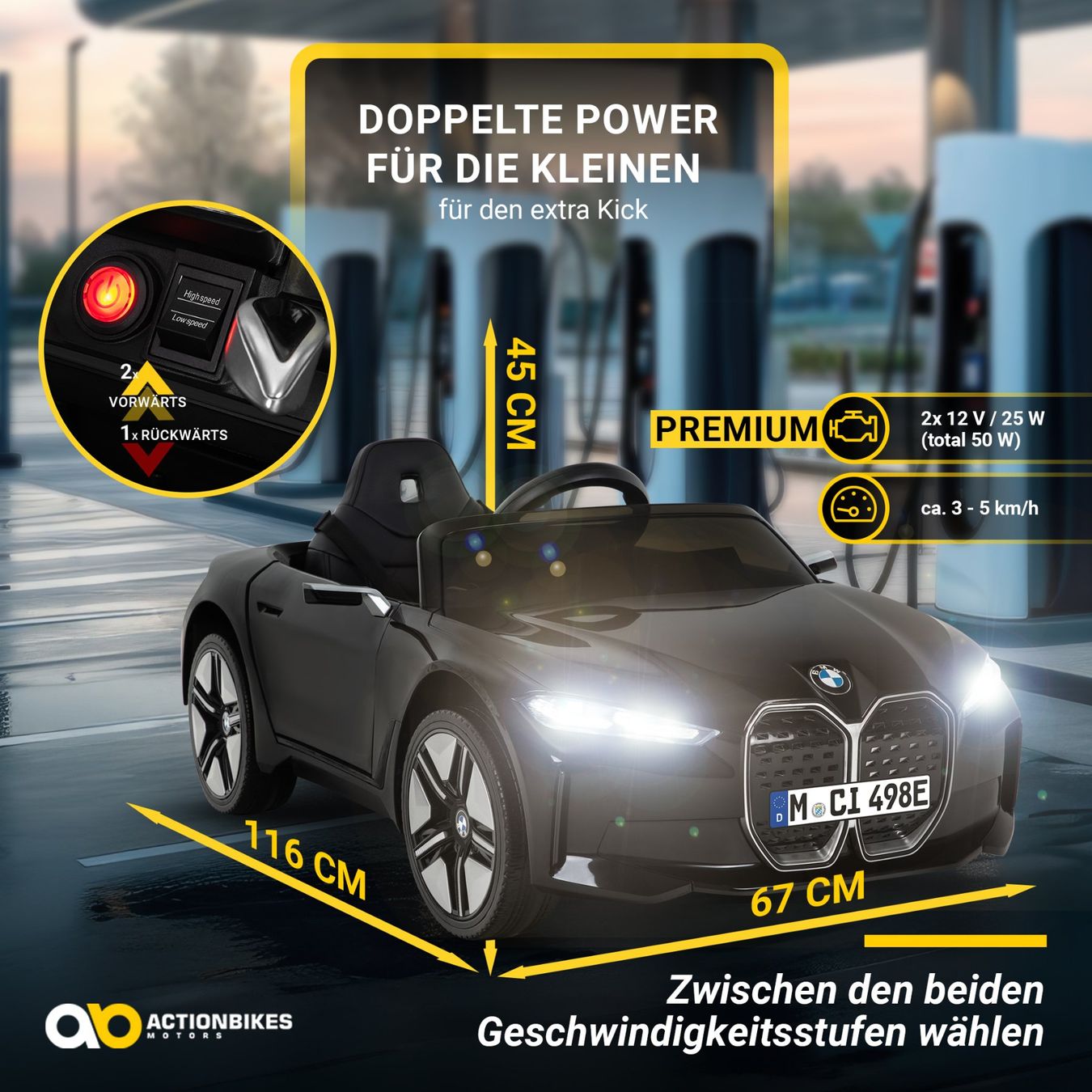 BMW Véhicules pour enfants: Kinder-Elektroauto BMW i4 Premium – Neuf avec emballage d'origine à Cham par G-Money_swiss 4