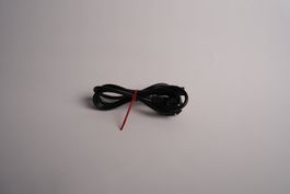 Netzkabel Schuko mit Kabelbinder (schwarz)