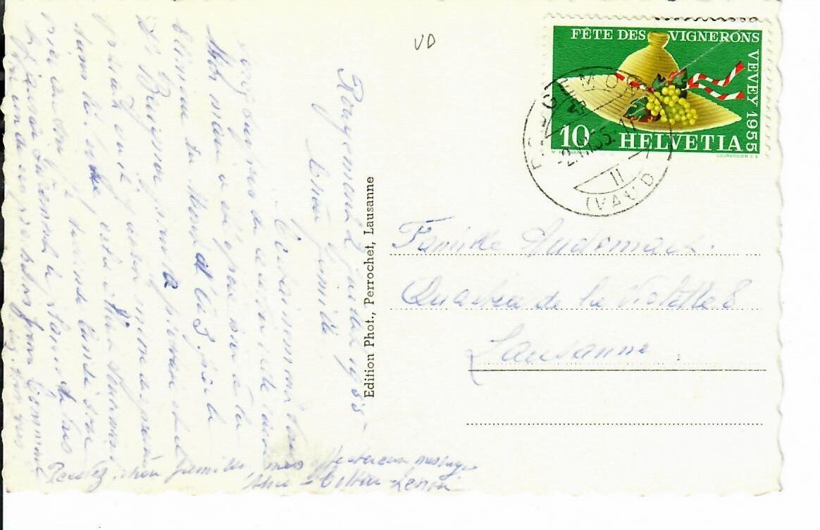 Cartoline postali: Rougemont – Usato da Hochdorf venduto da Ziegel-16 1