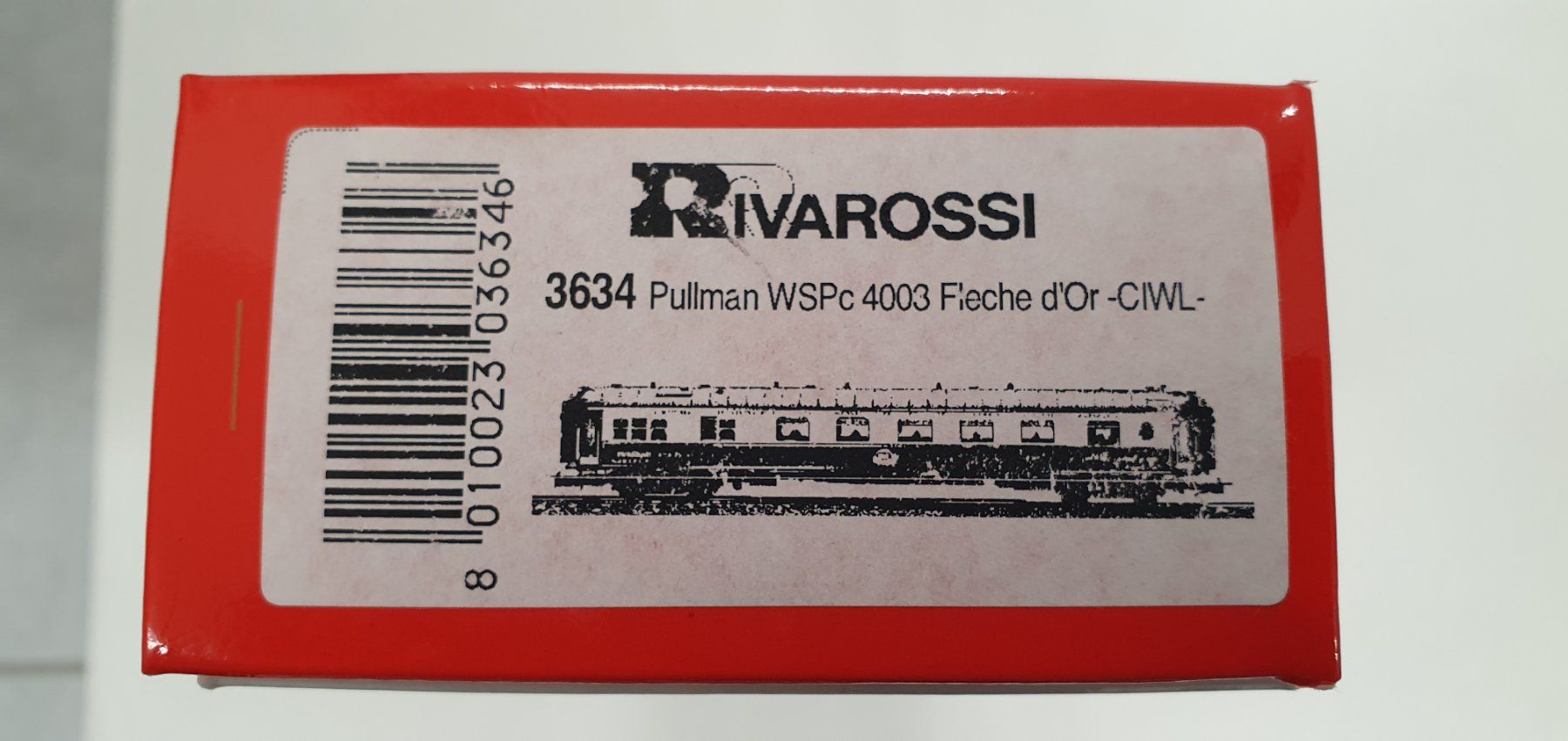 Rivarossi Modellini di ferrovie: Rivarossi 3634 CIWL Pullman WSPc 4003DE Fleche d'Or – Nuovo e nell'imballaggio originale da Würenlos venduto da jub_nd5j 1