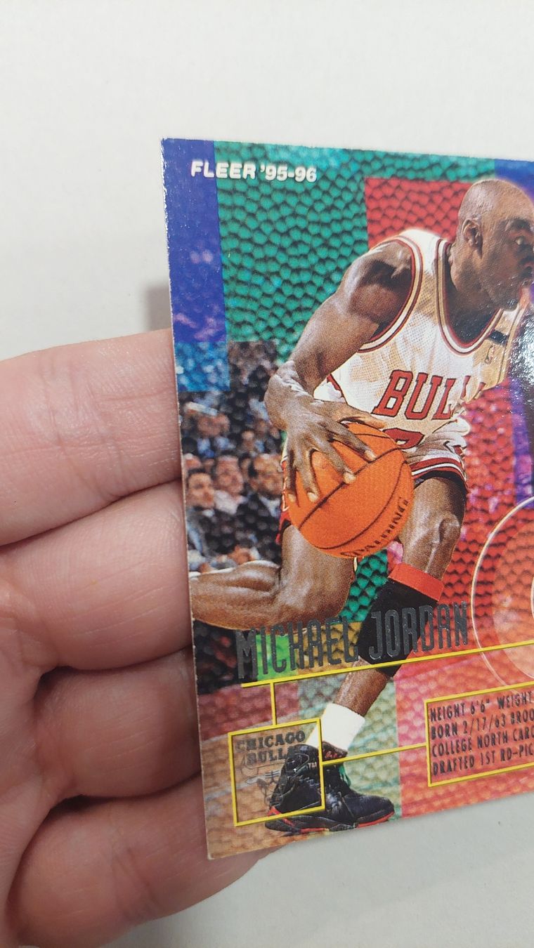 Nba Carte collezionabili: 1995-96 Fleer Michael Jordan – Usato da Châtelaine venduto da Gian_1983 3