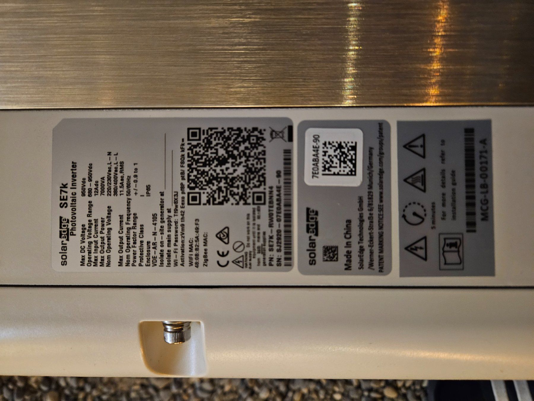 SolarEdge Inverter: Wechselrichter solaredge SE7k 3 Phasig – Usato da Muntelier venduto da Fproduction 5