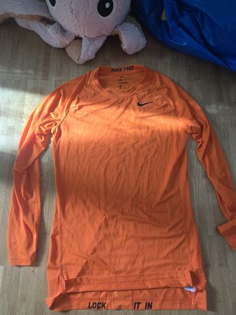 T-shirt Nike Pro Compression orange taille M homme